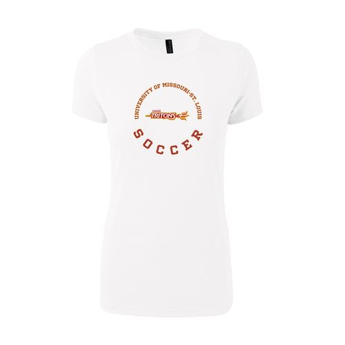Picture of Women's Fitted Triblend T-Shirt - White