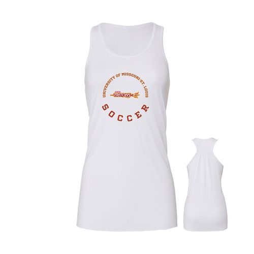 Picture of Women's Flowy Racerback Tank - white