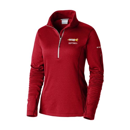 Picture of Women's Park View Half Zip Fleece - Intense Red