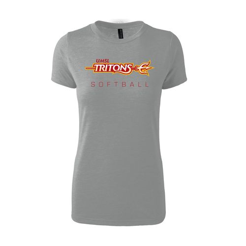 Picture of Women's Fitted Triblend T-Shirt - Grey Heather