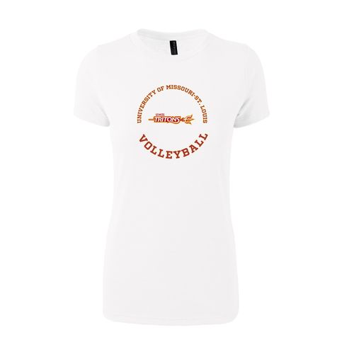 Picture of Women's Fitted Triblend T-Shirt - white