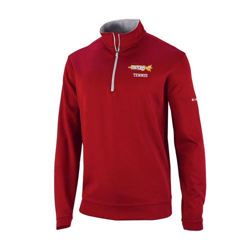 Picture of Men's Omni-Wick Wickham Hills 1/4 Zip - Intense Red