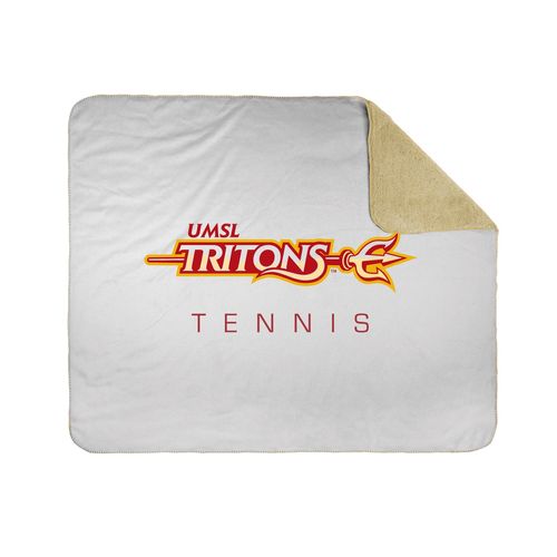 Picture of 50x60 Sherpa Lined Throw Blanket - white