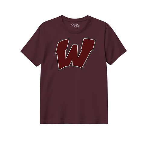 Picture of Womens Semi-Fitted Classic Tee - Maroon
