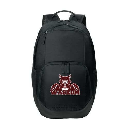 Picture of Sport-Tek Rec Backpack - black white
