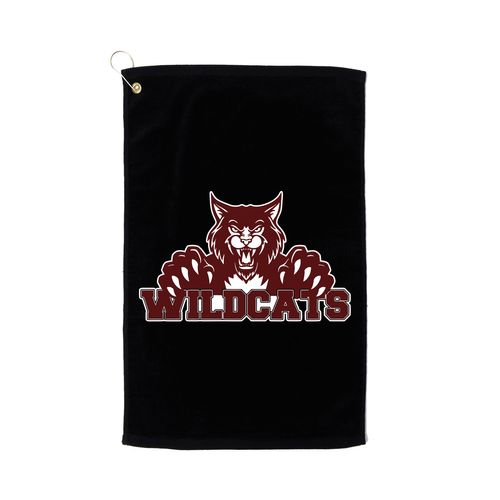 Picture of Terry Velour Golf Towel - black