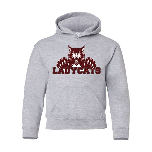 Picture of Ladycats - Heavy Blend Youth Hooded Sweatshirt - sport grey