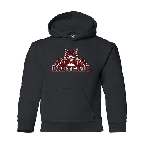 Picture of Ladycats - Heavy Blend Youth Hooded Sweatshirt - black