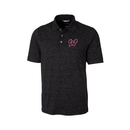 Picture of C&B Advantage Tri-Blend Space Dye Mens Polo - black
