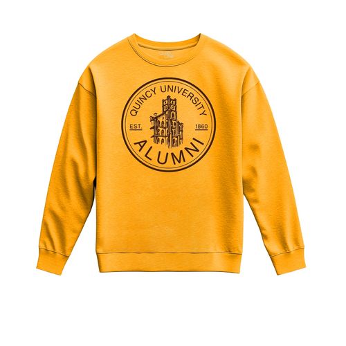 Picture of QU Alumni Crest - Classic Crew - Gold