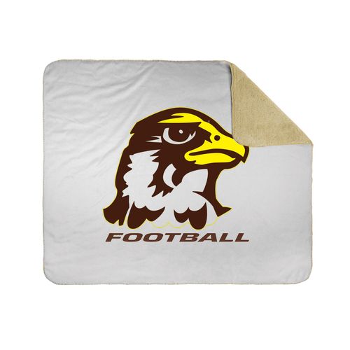Picture of 50x60 Sherpa Lined Throw Blanket - white