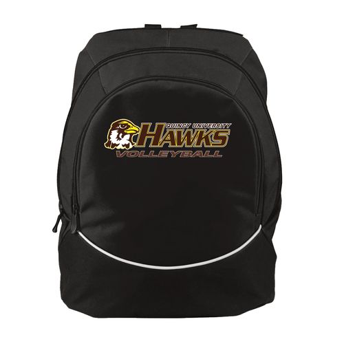 Picture of Sport-Tek Rec Backpack - black white