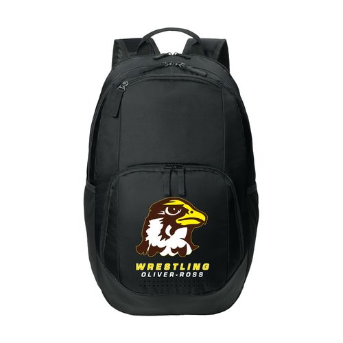 Picture of Sport-Tek Rec Backpack - black white