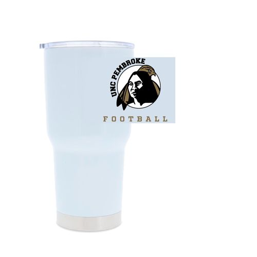 Picture of 30oz Stainless Steel Tumbler - white