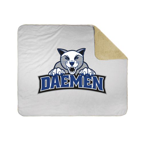 Picture of 50x60 Sherpa Lined Throw Blanket - white