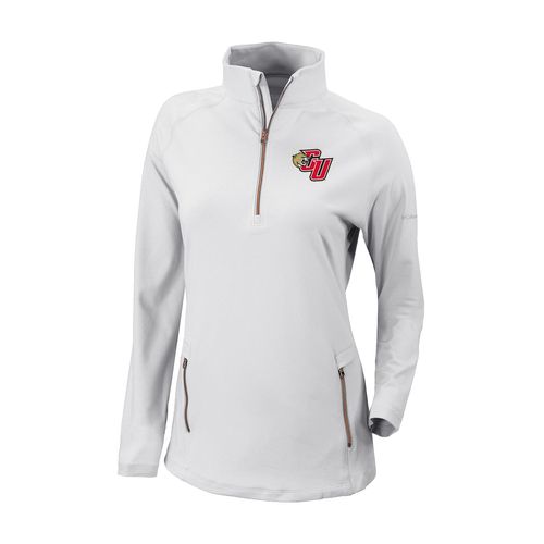 Picture of Women's Omni-Wick Outward Nine 1/4 Zip - white
