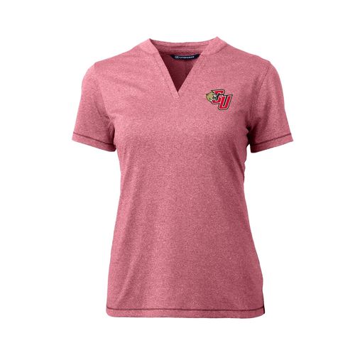 Picture of C&B Womens Forge Heathered Stretch Blade Top - Red Heather
