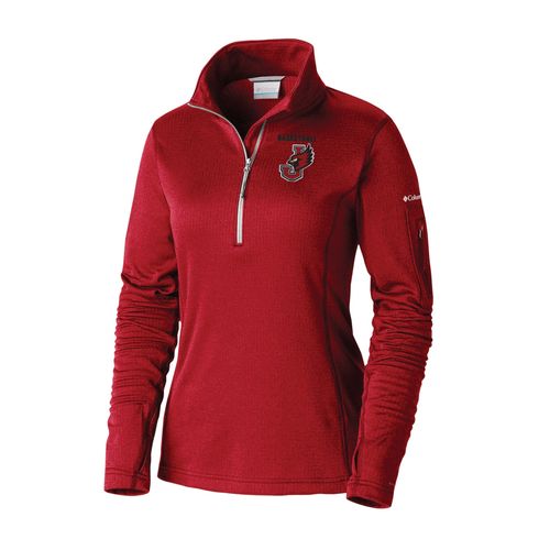 Picture of Women's Park View Half Zip Fleece - intense red