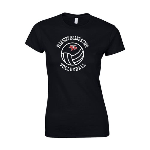 Picture of Women's Semi-Fitted Classic T-Shirt  - Black