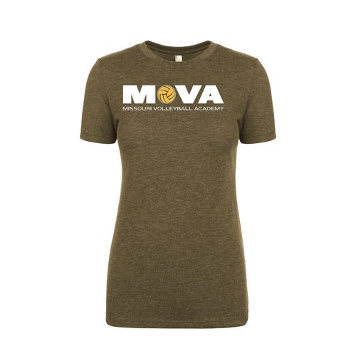 Picture of Women's Fitted Triblend T-Shirt - Military Green