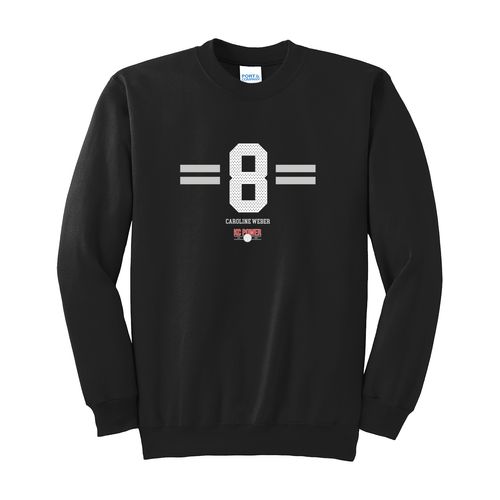 Picture of Port & Company Tall Essential Fleece Crewneck Sweatshirt - black