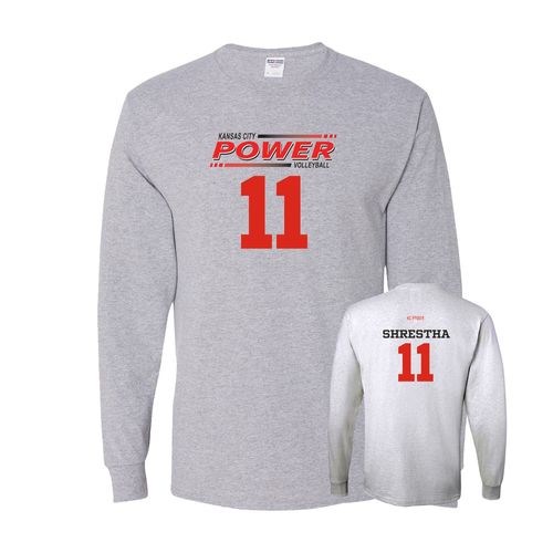 Picture of Youth Dri-Power Long Sleeve T-Shirt - Athletic Heather