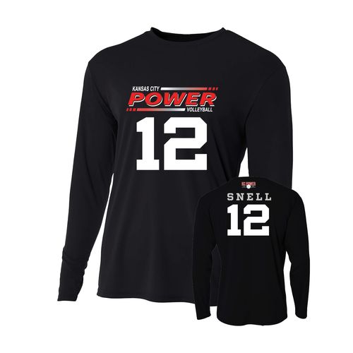 Picture of Youth Long Sleeve Performance Shirt - black