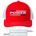 Picture of The Game Everyday Trucker Cap - red/ white