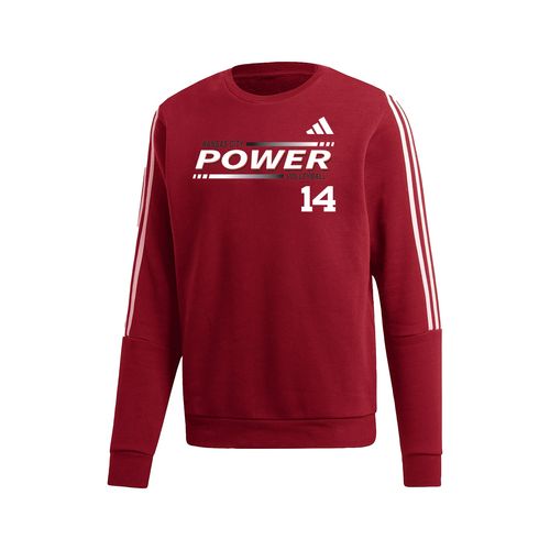 Picture of 3-Stripe Crew - power red