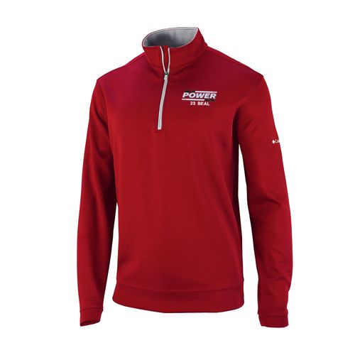 Picture of Men's Omni-Wick Wickham Hills 1/4 Zip - intense red