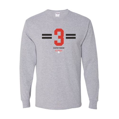 Picture of Youth Dri-Power Long Sleeve T-Shirt - Athletic Heather