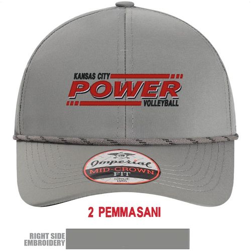 Picture of Imperial -  Habanero Performance Rope Cap - grey