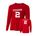 Picture of Youth Long Sleeve Performance Shirt - scarlet