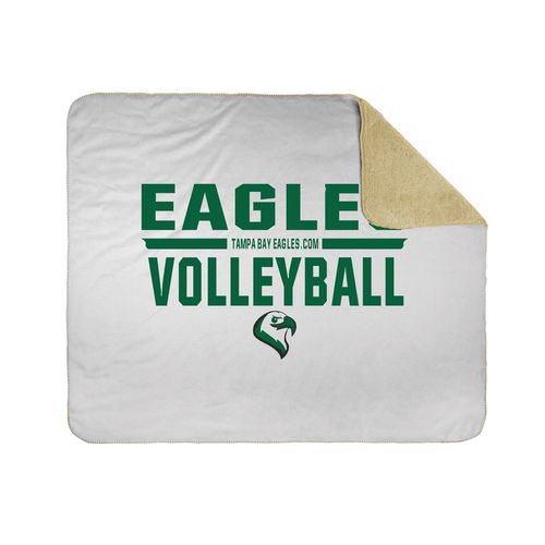 Picture of 50x60 Sherpa Lined Throw Blanket - white