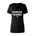 Picture of Women's Semi- Fitted Premium V- Neck T-Shirt  - black