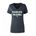 Picture of Women's Semi- Fitted Premium V- Neck T-Shirt  - black