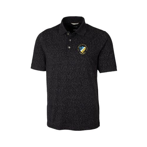 Picture of C&B Advantage Tri-Blend Space Dye Mens Polo - black