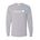 Picture of Dri-Power Long Sleeve T-Shirt - Athletic Heather - Logo Text Drop