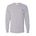 Picture of Dri-Power Long Sleeve T-Shirt - Light Blue - Embroidery Text Drop