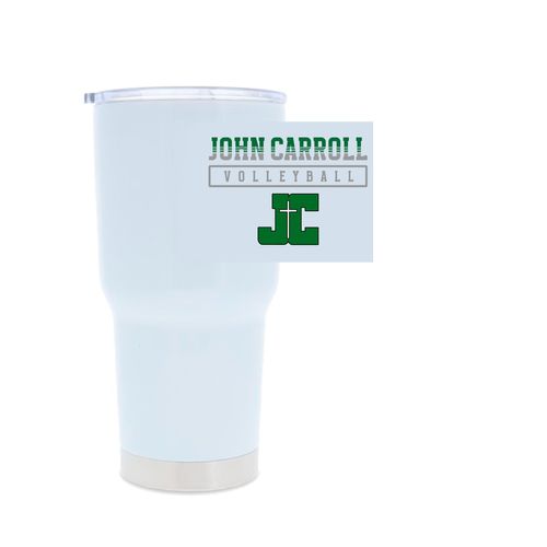 Picture of 30oz Stainless Steel Tumbler - white