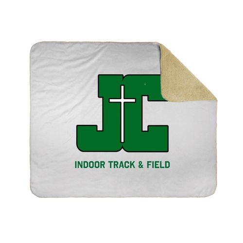 Picture of 50x60 Sherpa Lined Throw Blanket - white