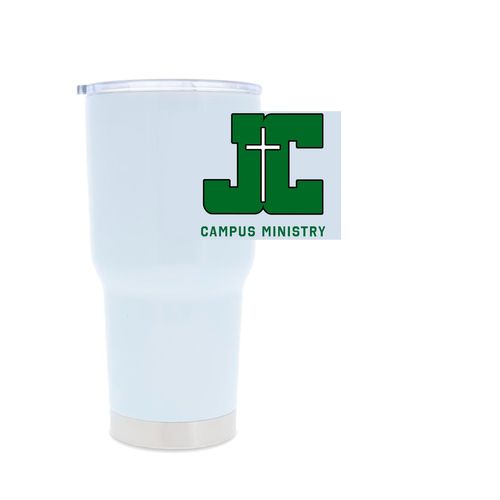 Picture of 30oz Stainless Steel Tumbler - white