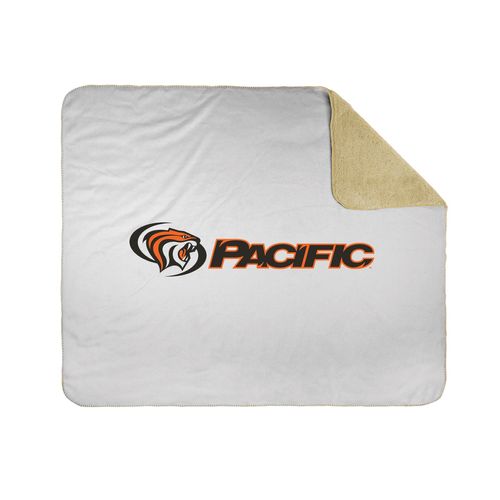 Picture of 50x60 Sherpa Lined Throw Blanket - white