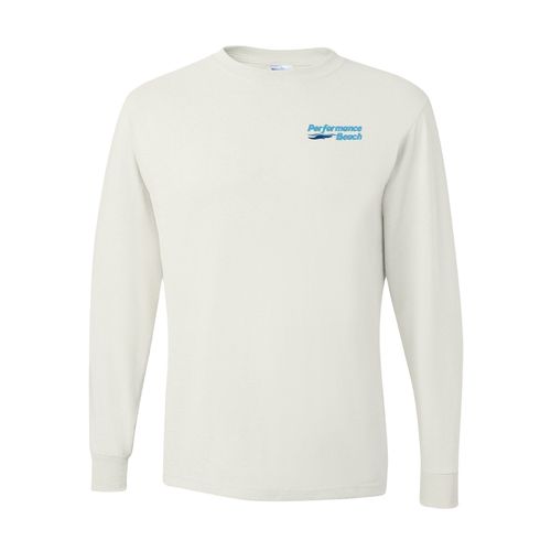 Picture of Dri-Power Long Sleeve T-Shirt - White