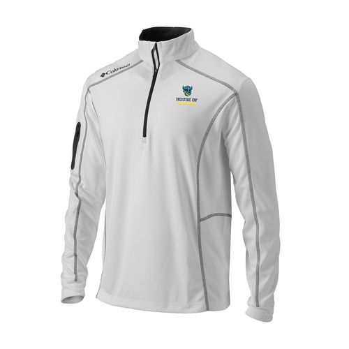 Picture of Men's Omni-Wick Shotgun 1/4 Zip - white