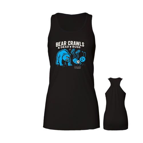 Picture of Women's Flowy Racerback Tank - black