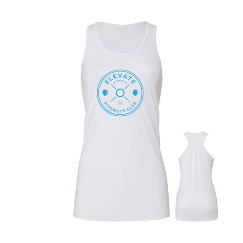 Picture of Women's Flowy Racerback Tank - white