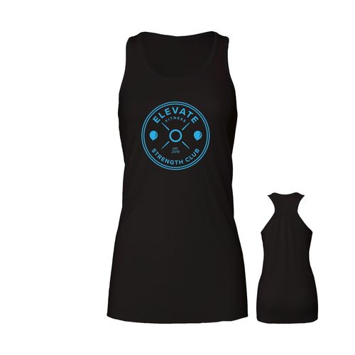 Picture of Women's Flowy Racerback Tank - black