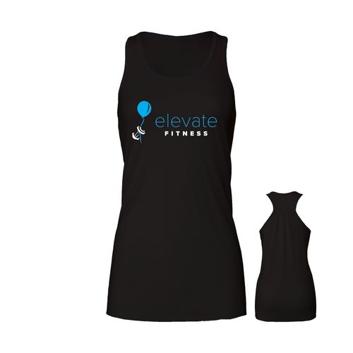 Picture of Women's Flowy Racerback Tank - black
