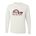 Picture of Youth Dri-Power Long Sleeve T-Shirt - White - Logo Text Drop